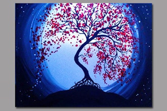 Paint Nite: Up at the Colourful Trees